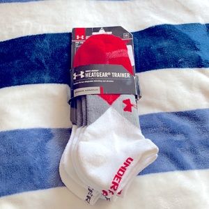 4 Pairs Under Armour Men’s Socks, Size Large